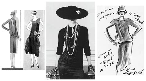 la petite robe noir chanel 1926|coco chanel robe.